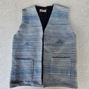 RARE African Leribe Craft Lesotho Mohair and Wool Vest, Handmade in Africa